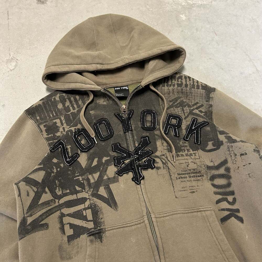 Zoo York Graphic Zip-Up Hoodie